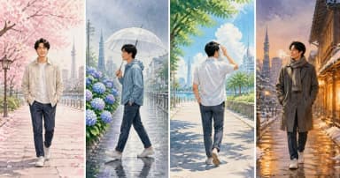 季節で変わるメンズエステの楽しみ方|夏の汗・冬の冷え・連休の混雑まで福岡の一年ガイド
